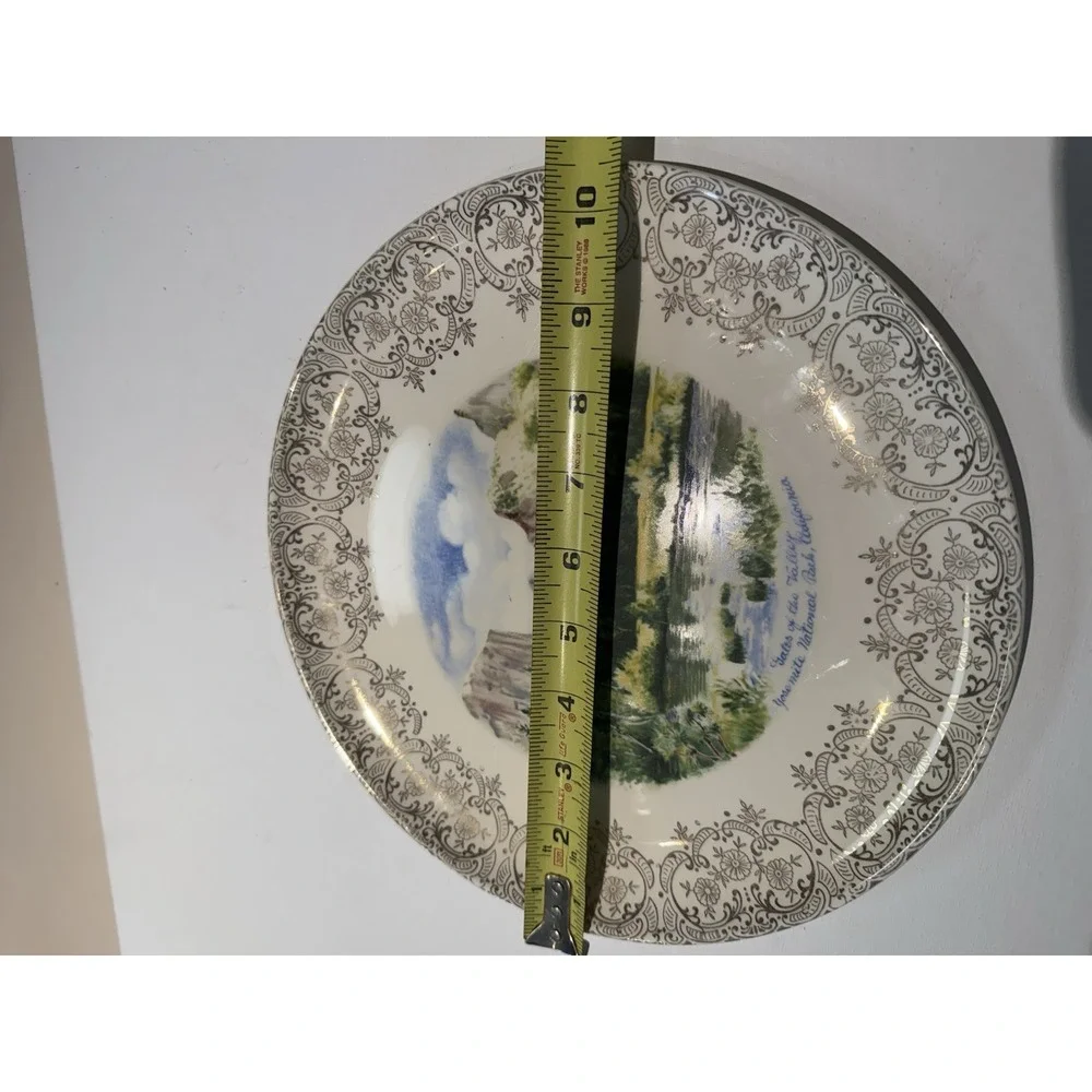 Vintage Yosemite Park Plate Taylor‎ Smith Taylor Scenic Souvenir Good Condition